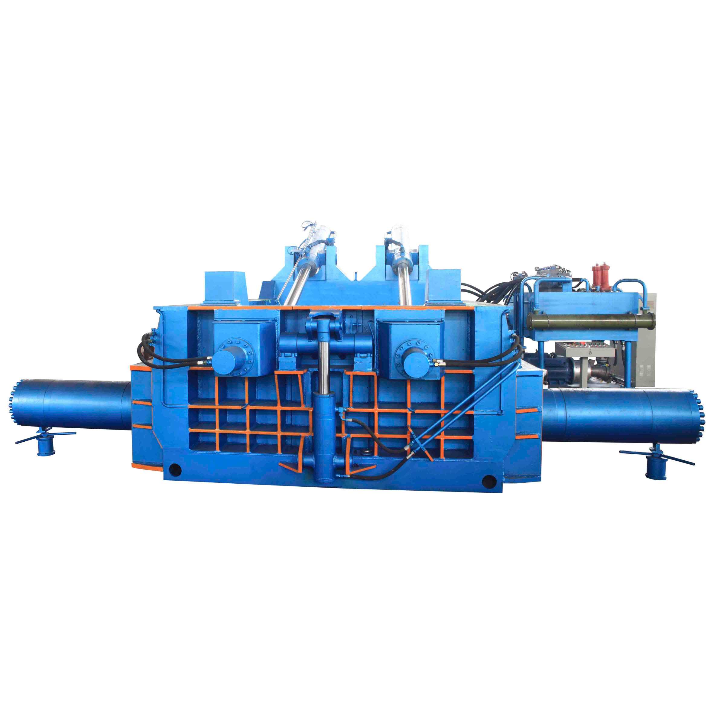 hydraulic scrap metal baling machine